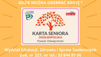 Ogólnopolska Karta Seniora Powiatu Oświęcimskiego