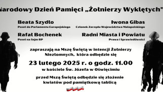 Oświęcim: Uroczystości z okazji Narodowego Dnia Pamięci Żołnierzy Wyklętych