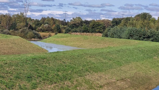 Porównanie poziomu Wisły w Pławach, godz. 10.50 vs. 13.30