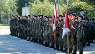 Przysięga małopolskich Terytorialsów w Kętach