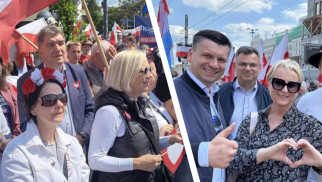 Wielka polityka z bliska! Oświęcimianie na marszach Trzaskowskiego i Nawrockiego – zobacz, co przeżyli