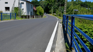 Zmodernizowany odcinek drogi powiatowej w Malcu