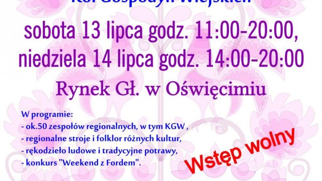 13. Przegląd Zespołów Regionalnych Kół Gospodyń Wiejskich z eFO