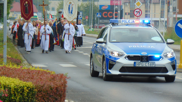 14.08.2024 uroczystość ku czci świętego Maksymiliana Marii Kolbe – utrudnienia w ruchu drogowym