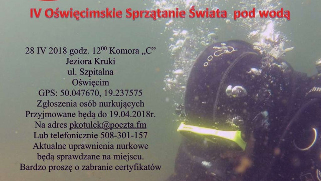 4. Oświęcimskie sprzątanie świata pod wodą