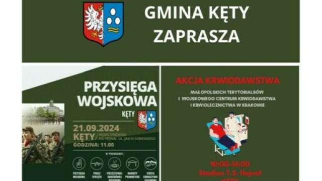 Akcja krwiodawstwa podczas przysięgi wojskowej