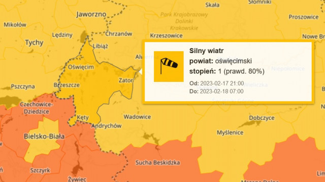 Alert RCB dla całej Polski. Prognozowane silne podmuchy wiatru