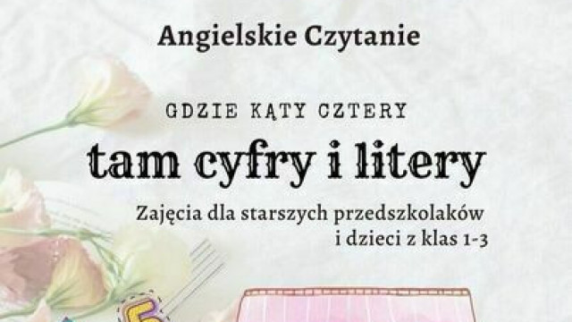 Angielskie Czytanie w Trzynastce: Bezpłatne zajęcia dla dzieci w wieku przedszkolnym i wczesnoszkolnym