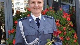 Aspirant Anna Bibrzycka z kęckiej Policji laureatką wysokiego miejsca w wojewódzkim konkursie