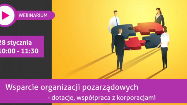 Bezpłatne webinarium dla organizacji pozarządowych