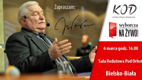 BIELSKO-BIAŁA. Otwarte spotkanie z Lechem Wałęsą
