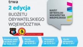 BO Województwa Małopolskiego 2018 – 2 projekty