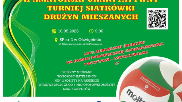 Charytatywny mecz siatkarzy dla Natalki z Głębowic