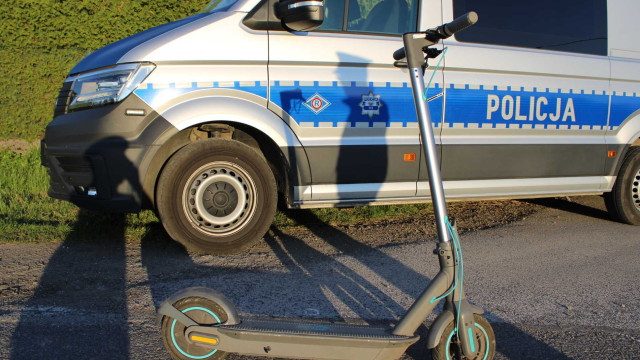 Chłopiec jechał po ulicy hulajnogą elektryczną. Trafił do szpitala