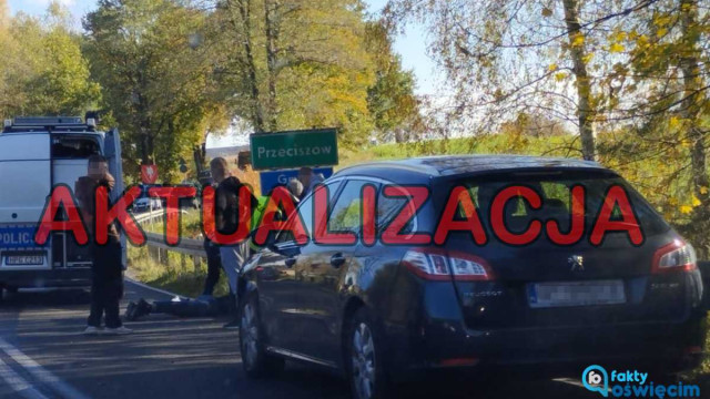 Ciężko ranny motocyklista śmigłowcem LPR poleciał do szpitala – FOTO