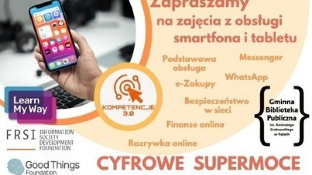 CYFROWE SUPERMOCE - nowy projekt w kęckiej książnicy