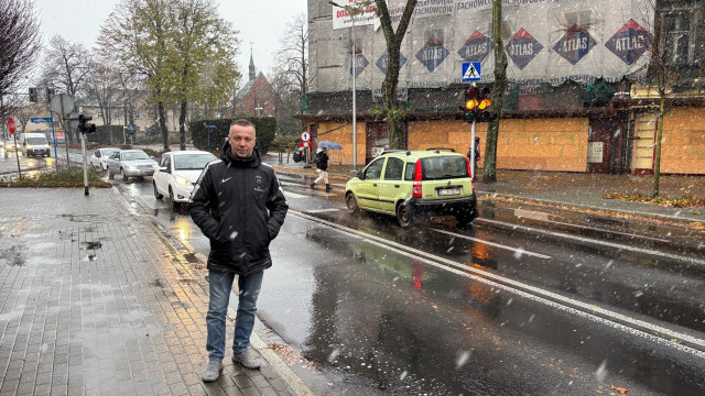 Czekamy na zieloną falę na ul. Dąbrowskiego w Oświęcimiu