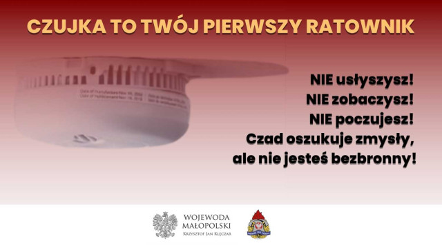 Czujki czadu i dymu to polisy na życie