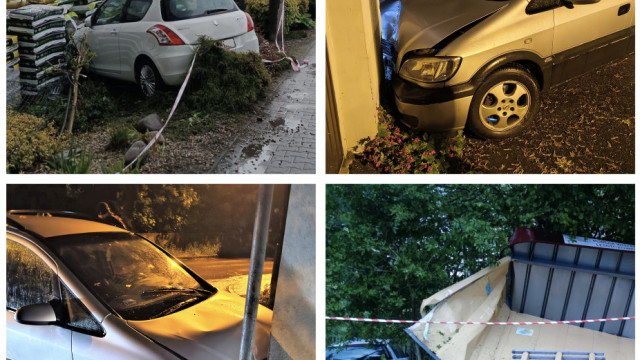 Deszcz i pośpiech: Cztery kolizje w powiecie oświęcimskim w jeden weekend