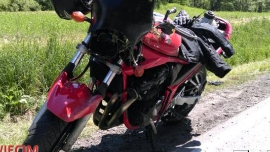 Do rowu wjechało dwóch motocyklistów – AKTUALIZACJA