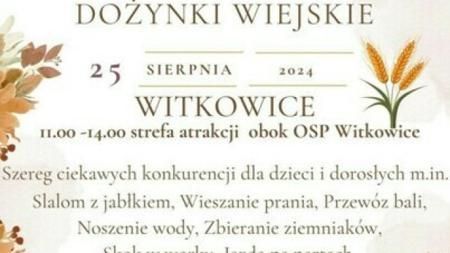 Dożynki Wiejskie w Witkowicach