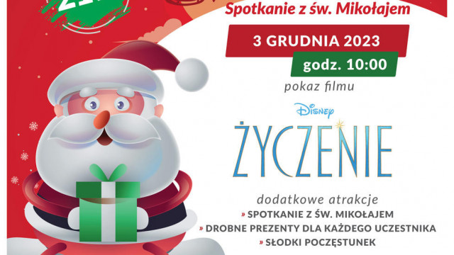 Dziecięcy Poranek w Planet Cinema. Spotkanie z Mikołajem – FILM