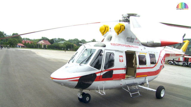 FOTOGALERIA. Lądowanie papieskich helikopterów w Oświęcimiu