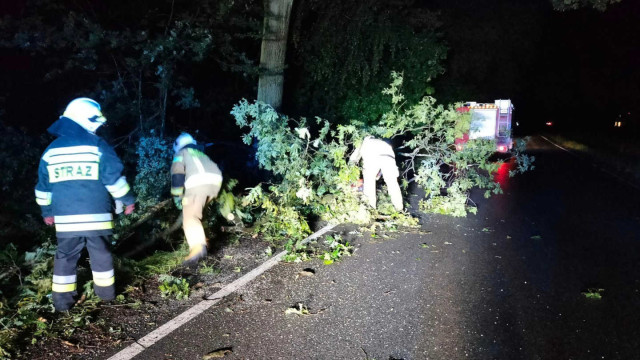 Gwałtowna nawałnica w powiecie. Ponad sto interwencji strażaków – FOTO