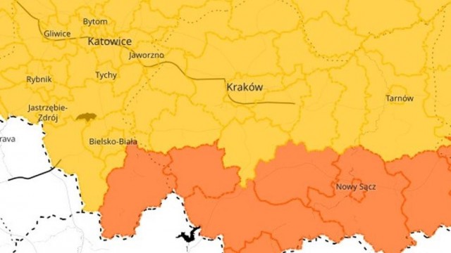 IMGW: rośnie ryzyko gwałtownych burz w Małopolsce
