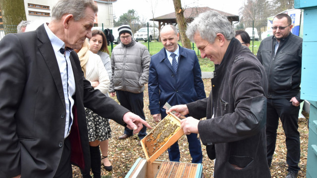 Inauguracja działalności ekopasieki w Harmężach