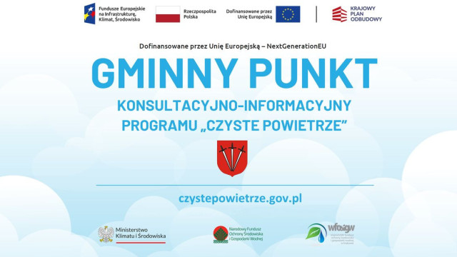 Informacja o funkcjonowaniu gminnego punktu konsultacyjno-informacyjnego Programu Priorytetowego CZYSTE POWIETRZE