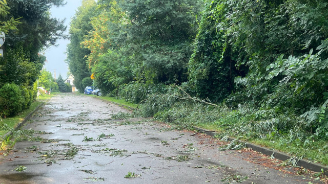 Intensywne opady w powiecie oświęcimskim, apel służb