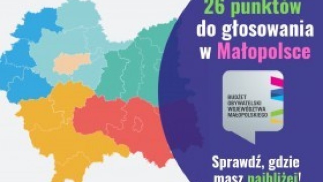 IV edycja Budżetu Obywatelskiego Województwa Małopolskiego: 9 września ruszy głosowanie