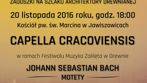 JAWISZOWICE. Koncert Capelli Cracoviensis w urokliwym kościółku św. Marcina
