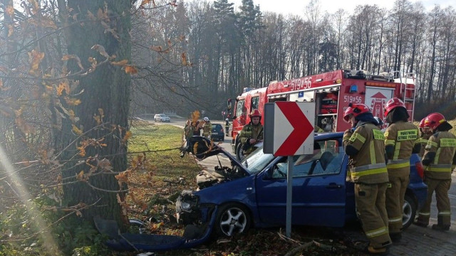 Jawiszowice: Wypadek drogowy na ulicy Bielskiej