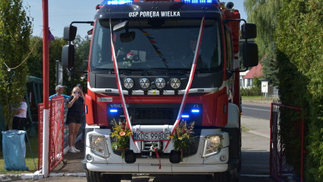 Jubileusze OSP w Porębie Wielkiej i Zasolu