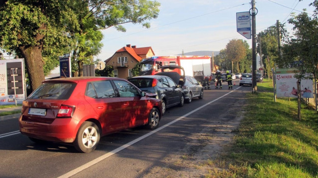 Karambol na krajówce – FOTO