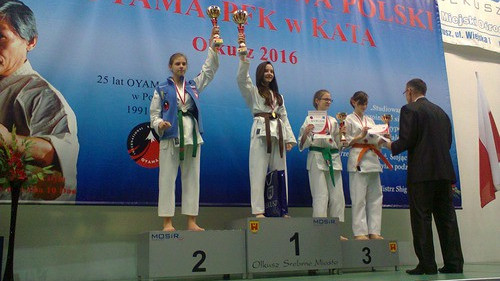 KARATE. Mamy złoto! Dominika Chylińska mistrzynią Polski!