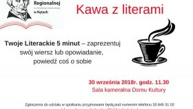 Kawa z Literami - zapraszamy miłośników literatury i poezji