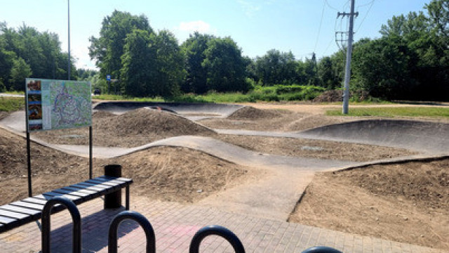 Kęcki pumptrack już po odbiorze