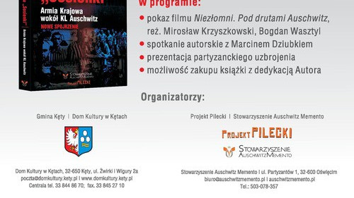KĘTY. Premiera książki „Niezłomni z oddziału „Sosienki” Marcina Dziubka już 6 listopada