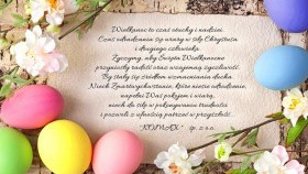 Komax Kęty - życzenia Wielkanocne