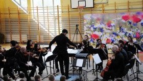 Koncert symfoniczny w szkole w Bulowicach