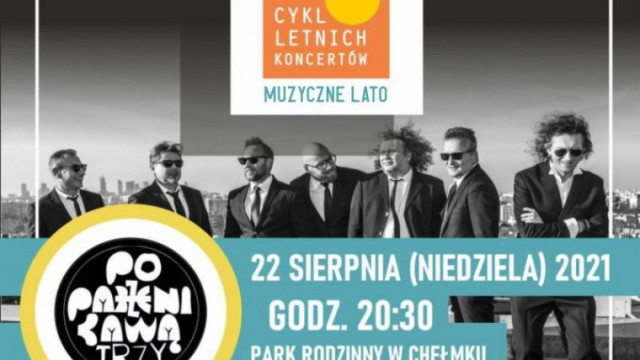 Koncert zespołu Poparzeni Kawą Trzy w Chełmku