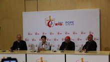 Konferencja prasowa podsumowująca organizację i zabezpieczenie Światowych Dni Młodzieży oraz wizyty papieża w Polsce, z udziałem pani Premier Beaty Szydło