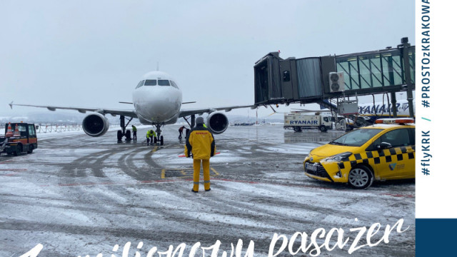 KRAKÓW. 7 milionowy pasażer przyleciał z Helsinek do Kraków Airport