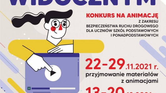 KWP Kraków. Małopolski Konkurs na Animację „Patrzeć i być widocznym” dla uczniów szkół podstawowych i ponadpodstawowych