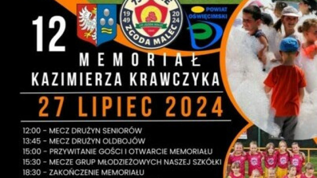 LKS „Zgoda” Malec zaprasza na XII Memoriał Kazimierza Krawczyka