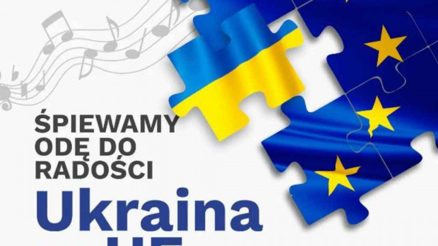 Manifestacja poparcia członkostwa Ukrainy w UE