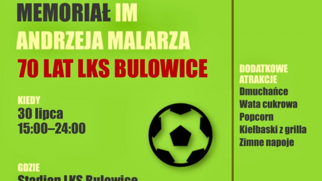 Memoriał im. A. Malarza i 70-lecie LKS Bulowice